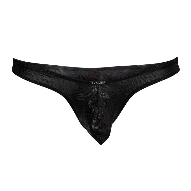 CUT4MEN - Pouch Enhancing Thong TaintedLeopard S - XL