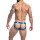 CUT4MEN - Desire Jockstrap BlueLeatherette M