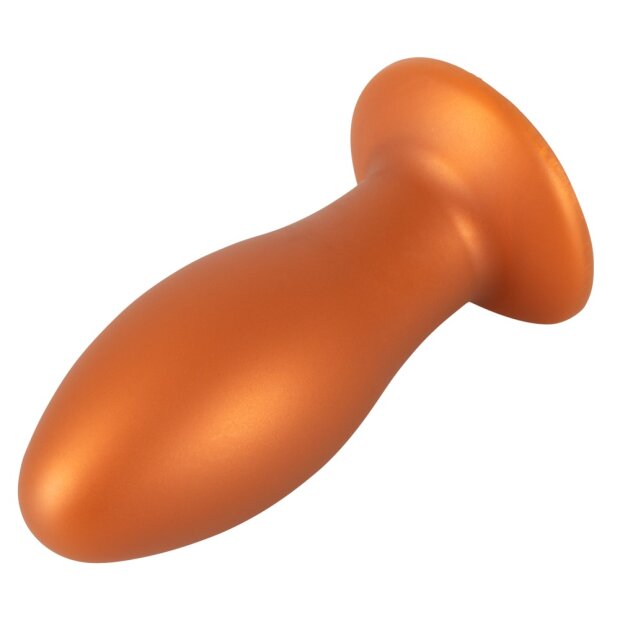 ANOS Big Soft Butt Plug Saugfuß Schwarz ⌀ 6,4 cm