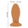 ANOS Big Soft Butt Plug Saugfuß Schwarz ⌀ 6,4 cm