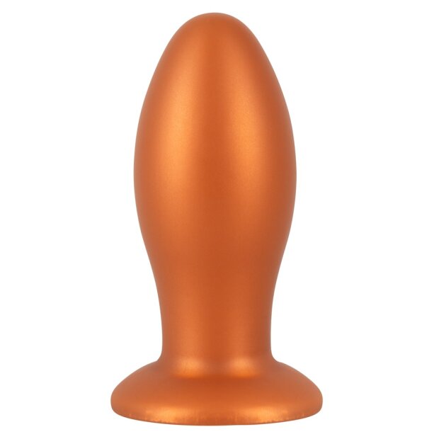 ANOS Giant Soft Butt Plug Saugfuß Orange ⌀ 8,4 cm