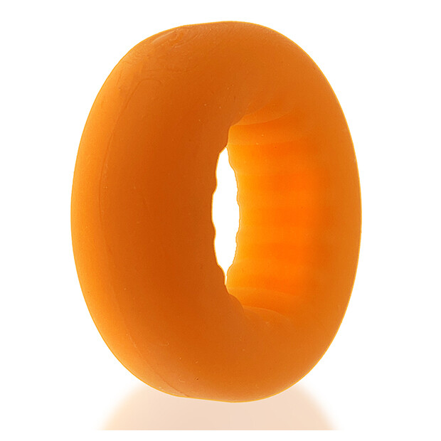 Oxballs Axis Rib Griphold Cockring Orange Ice