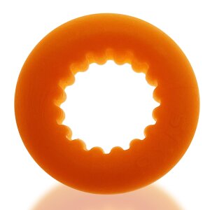 Oxballs Axis Rib Griphold Cockring Orange Ice