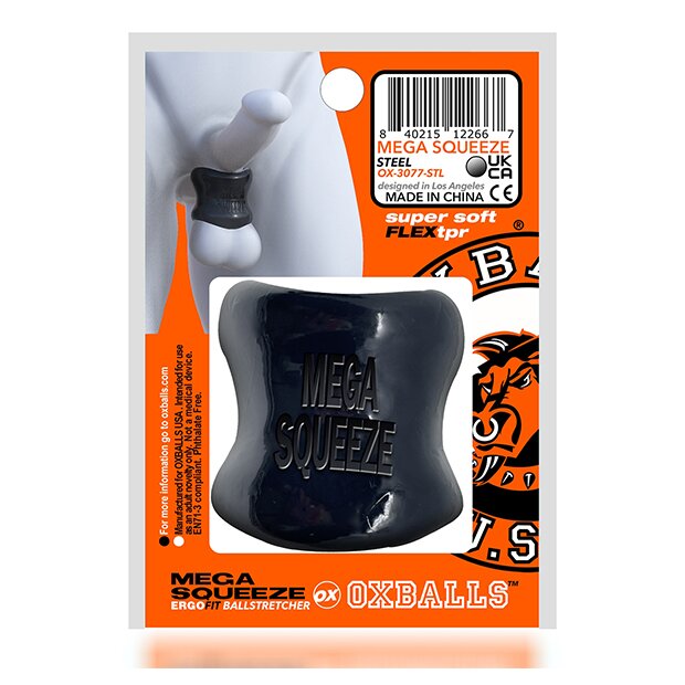 Oxballs Mega Squeeze Ergofit Ballstretcher Black