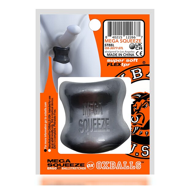 Oxballs Mega Squeeze Ergofit Ballstretcher Steel