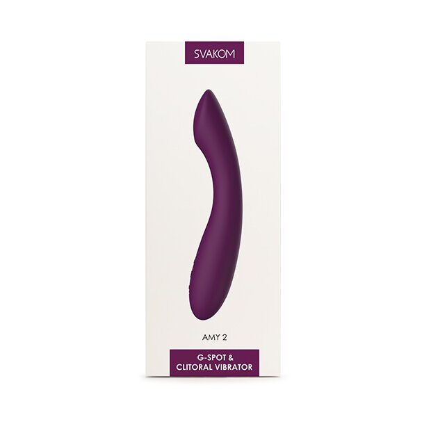 Svakom Amy 2 G-Punkt Vibrator Lila 17,4 cm