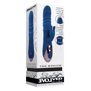 Evolved The Ringer Rabbit Vibrator Blau 23,8 cm ⌀ 4,3 cm