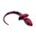 Anal Plug Dog Tail Black/Red 3,2 cm