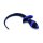 Anal Plug Dog Tail Black/Blue 3,2 cm