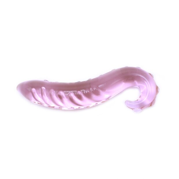 Kiotos Pink Tentacle Glasdildo Rosa 16 cm