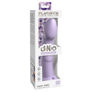 Pipedream Dillio DP Super Eight Dildo Lila 21 cm