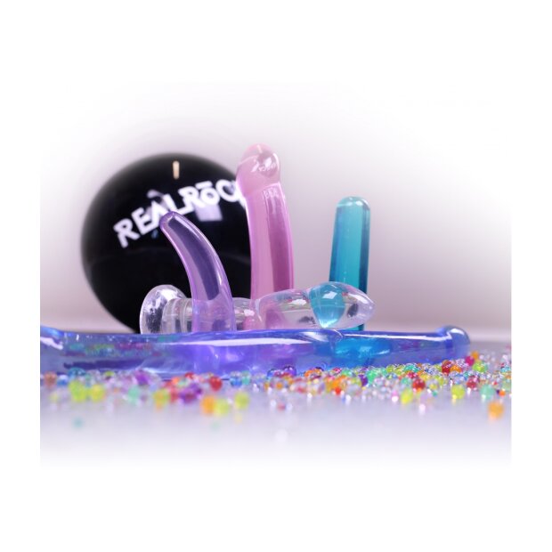 RealRock Non Realistic Dildo with Suction Cup Spezialdildo Transparent 13,5 cm