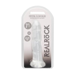 RealRock Non Realistic Dildo Transparent 17 cm