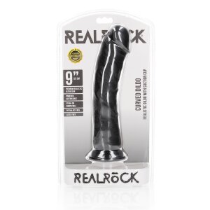 Curved Realistic Dildo with Suction Cup - 9/ 23 cm