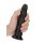 RealRock Slim Realistic Dildo Schwarz 15,5 cm