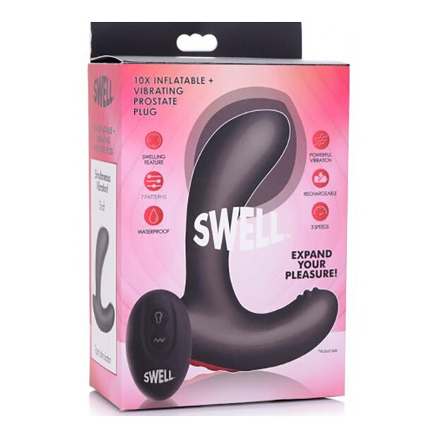 Inflatable Vibrating Silicone Prostate Plug
