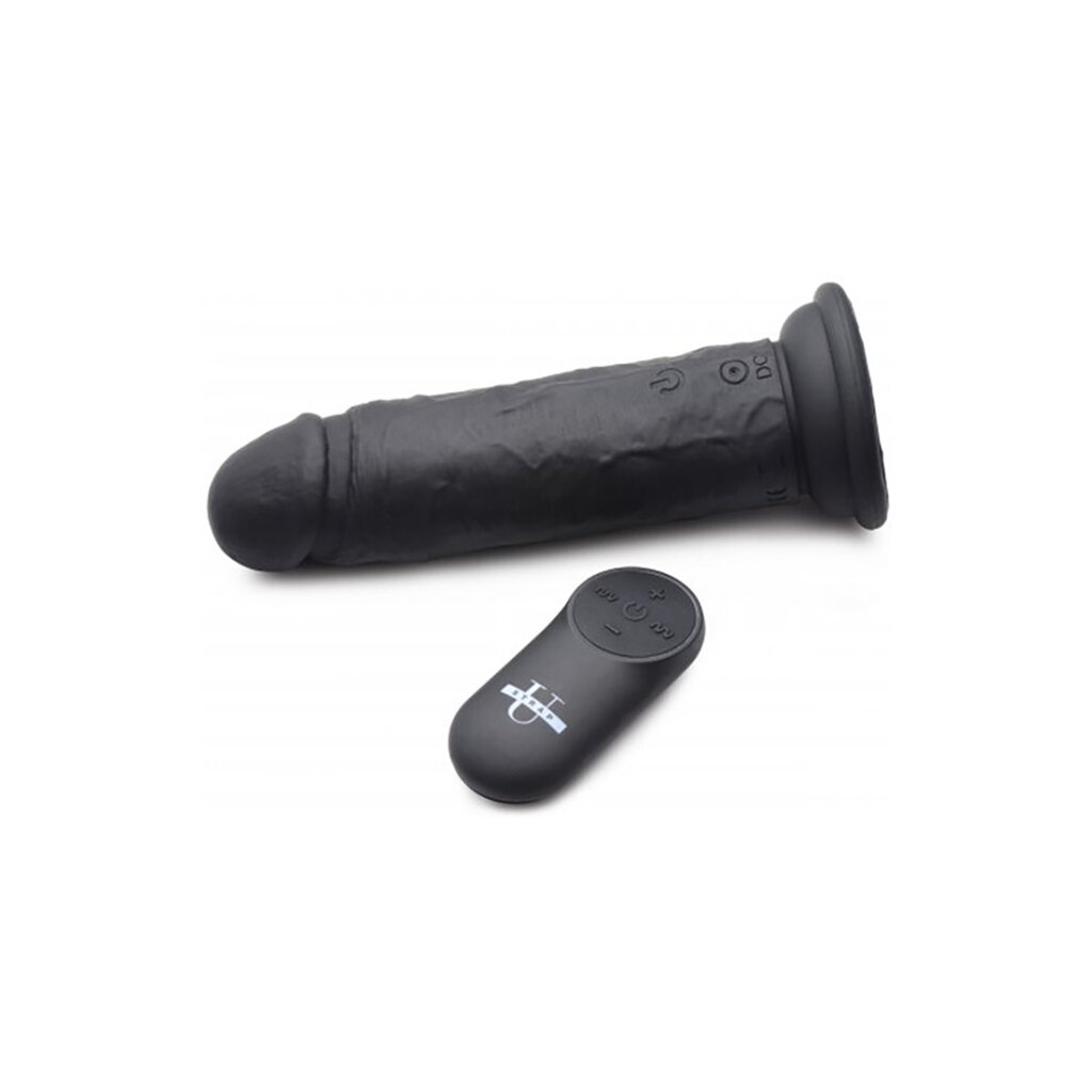Strap U Power Player vibrating dildo with suction cup 14.3 cm black, 41,95