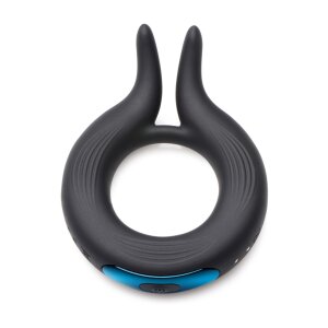 XR Brands Cock Viper Dual Stimulation Cockring black