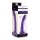 Strap U Suction Cup Dildo Metallic purple 15.8 cm