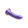 Strap U Suction Cup Dildo Metallic purple 15.8 cm