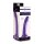 Strap U Suction Cup Dildo Metallic purple 15.8 cm