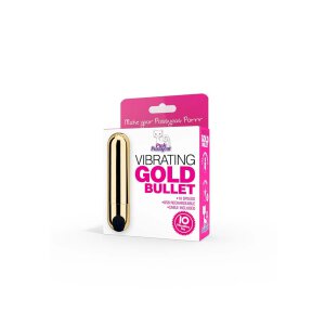 Pink Pussycat Vibrating Gold Bullet