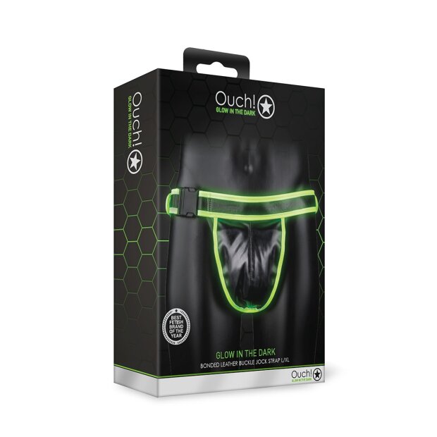 Jockstrap with Buckle Glow in the Dark L/XL