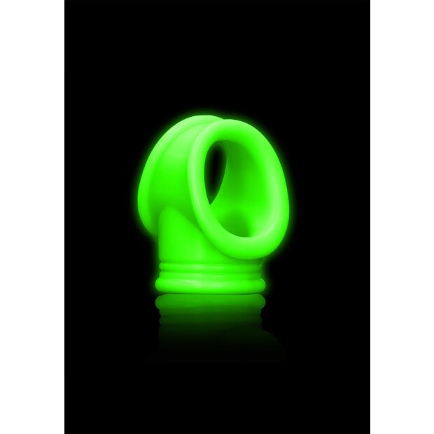 Cock Ring & Ball Strap - Glow in the Dark