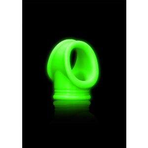 Cock Ring &amp; Ball Strap - Glow in the Dark