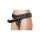 XR Brands Strap U Heart On Silikon Dildo Strap-On Schwarz 14,5 cm