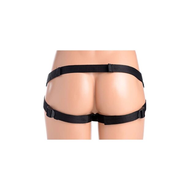 Strap U Vibrating G-Spot suction cup Dildos Set with Harness pink