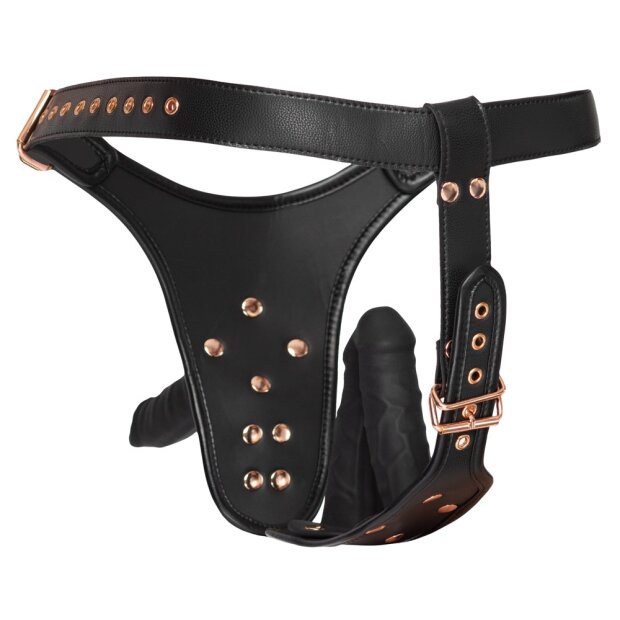 You2Toys Bad Kitty StrapOn 3D Schwarz 14 cm ⌀ 3,5 cm S/M