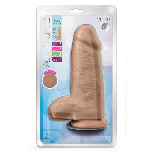Blush Au Naturel Chub Dildo Braun 25,4 cm