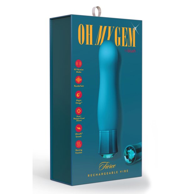 Blush Oh My Gem Fierce Emerald G-Punkt Vibrator Türkis