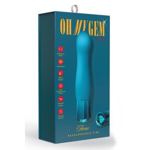 Blush Oh My Gem Fierce Emerald G-Punkt Vibrator T&uuml;rkis