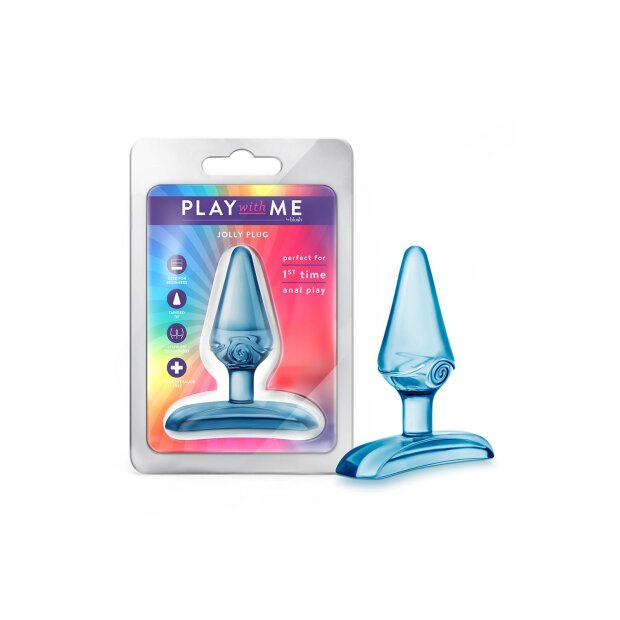 Blush Play With Me Jolly Plug Blue Analplug Blau ⌀ 2,5 cm