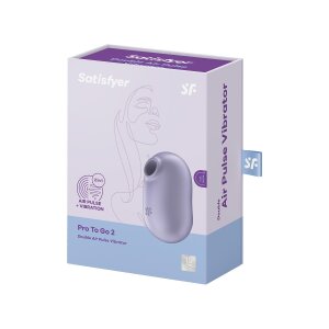 Satisfyer Pro To Go 2 Druckwellen Vibrator Lila
