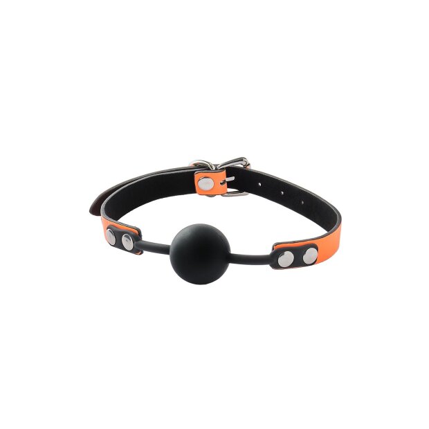 Radiant Ball Gag Glow In The Dark Orange