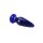 TOYJOY The Shining Glass Buttplug Analplug Blau ⌀ 4 cm