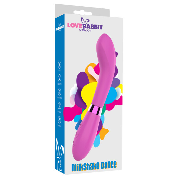 TOYJOY Milkshake Dance Vibrator Lila 21 cm ⌀ 3,5 cm