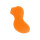 TOYJOY Sexy Sucking Duckface Druckwellen Vibrator Orange