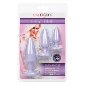 CalExotics Crystal Booty Kit Analplug Lila 3 Teilig