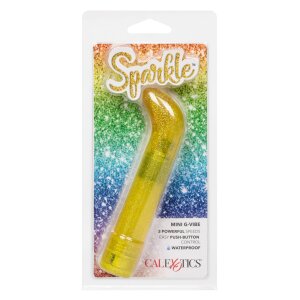 CalExotics Sparkle Mini G-Vibe Vibrator Gelb 11,5 cm ⌀...