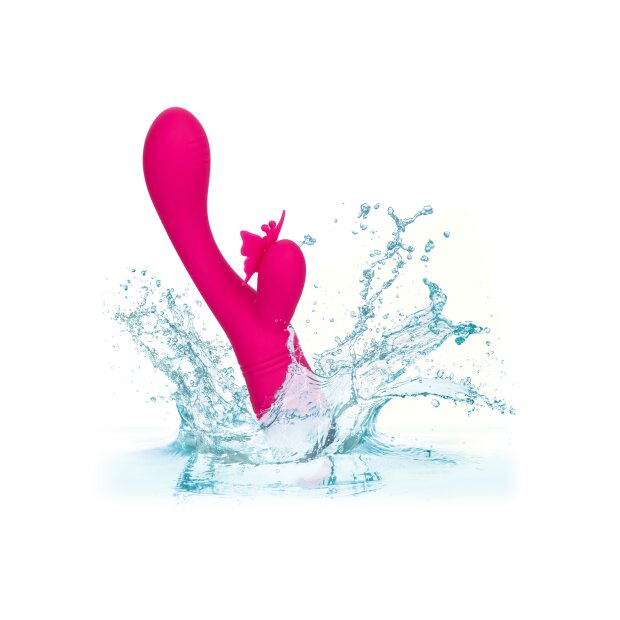 CalExotics Butterfly Kiss Flutter Pink Vibrator 9 cm