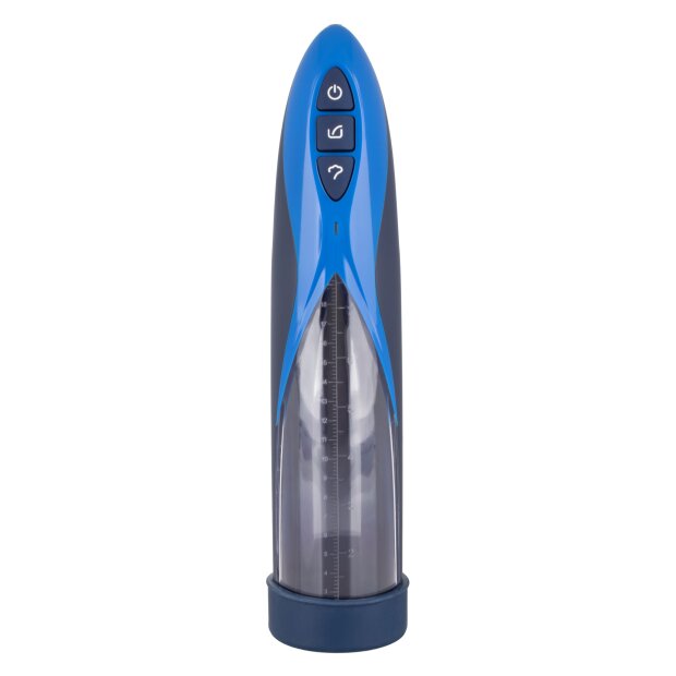 CalExotics Rechargeable Waterproof Pump Penis Pumpe Blau 19 cm