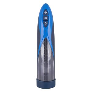 CalExotics Rechargeable Waterproof Pump Penis Pumpe Blau...