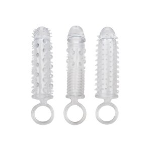 Textured Extension Set 3 Pcs Transparant