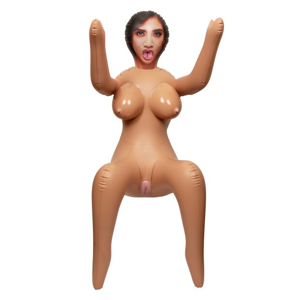 CalExotics Back Door Babe Love Doll Caramel Liebespuppe Beige