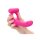 CalExotics Double Diver Pink Dildo mit Penisring 9,5 cm ⌀ 3,25 cm