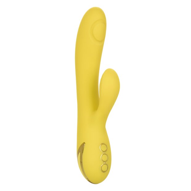 CalExotics San Diego Seduction Rabbit Vibrator Gelb 12 cm ⌀ 3,25 cm